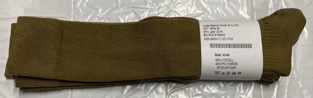 Dutch Army MEINDL Knee-High Socks Khaki - Image 2