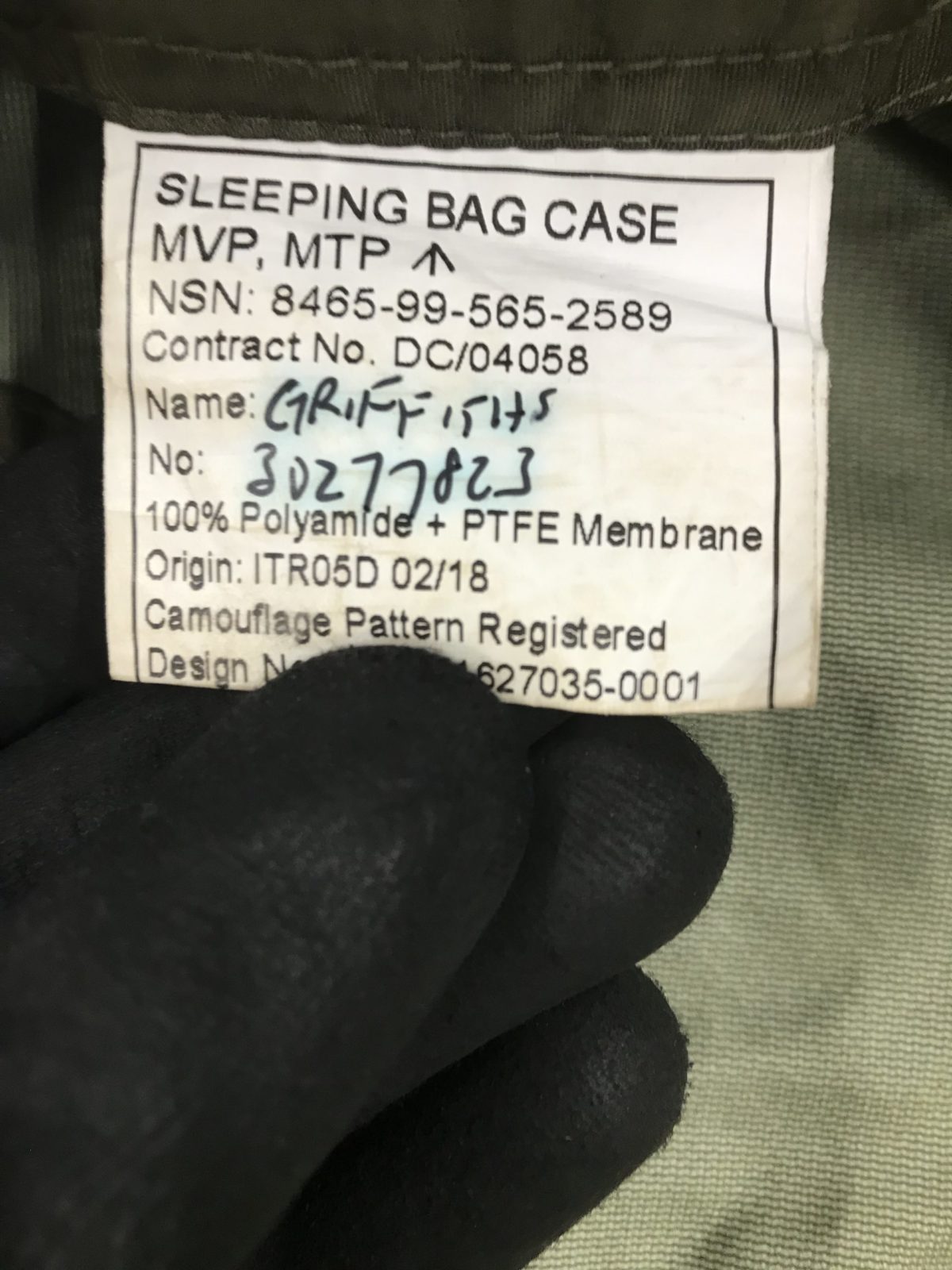 British Army Bivy Cover MVP MTP - Image 3