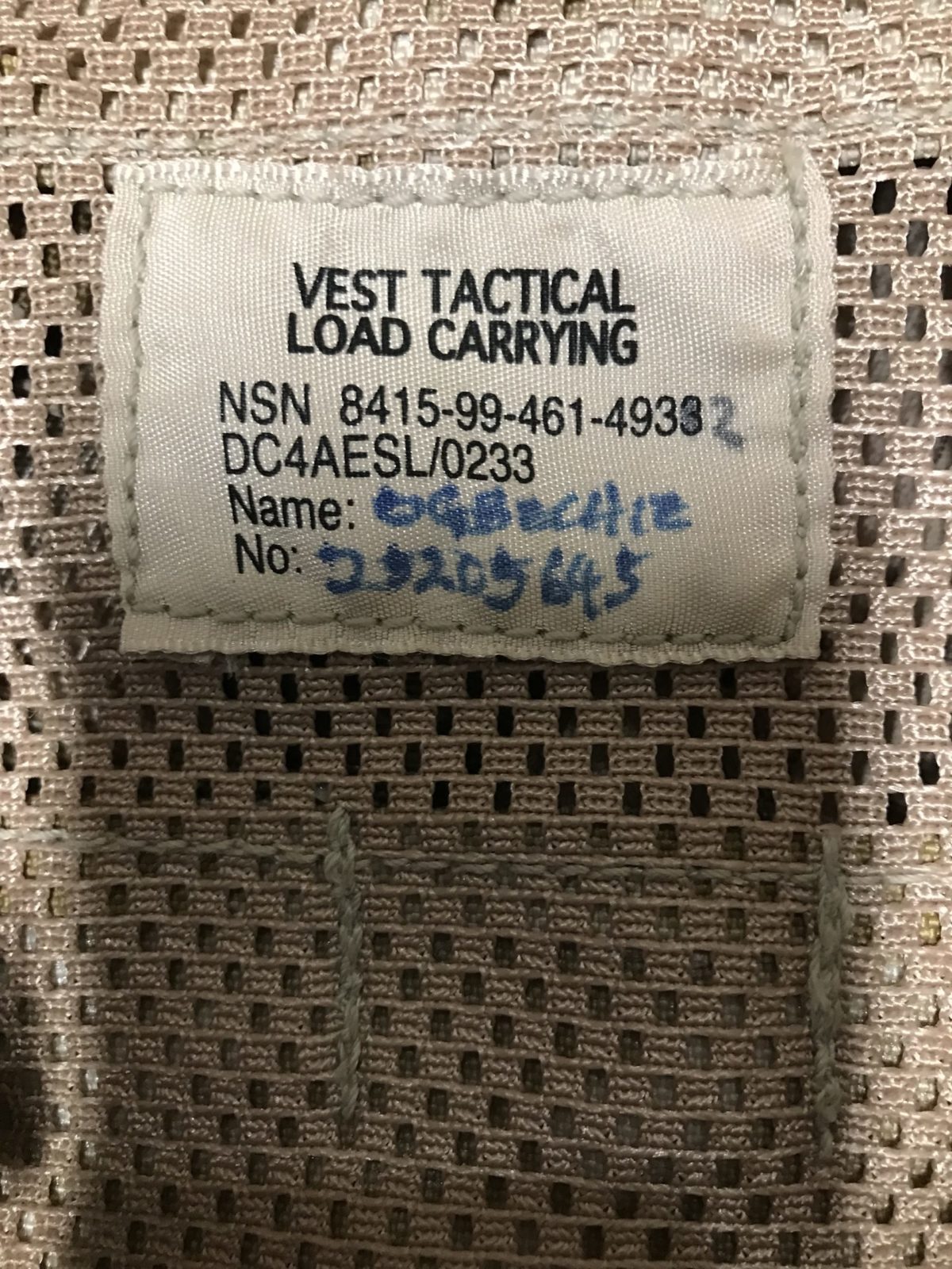 British Army Tactical Load Carrying Vest Desert - Image 2
