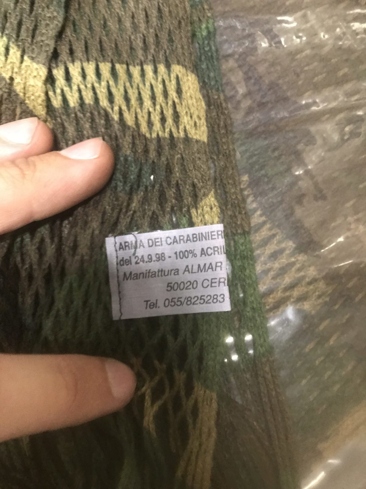 Italian Army Sniper Scarf, new - Image 2