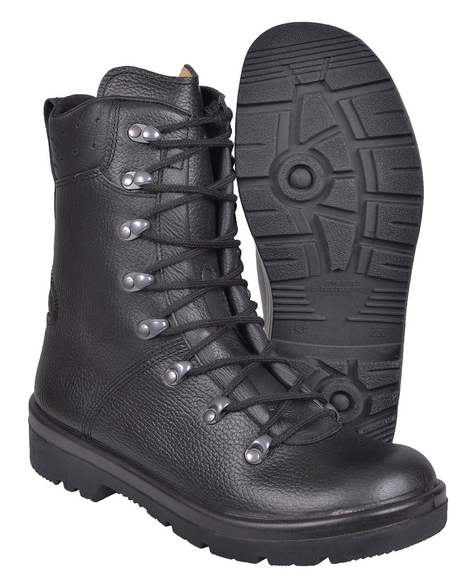 German Army Leather Combat Boots 