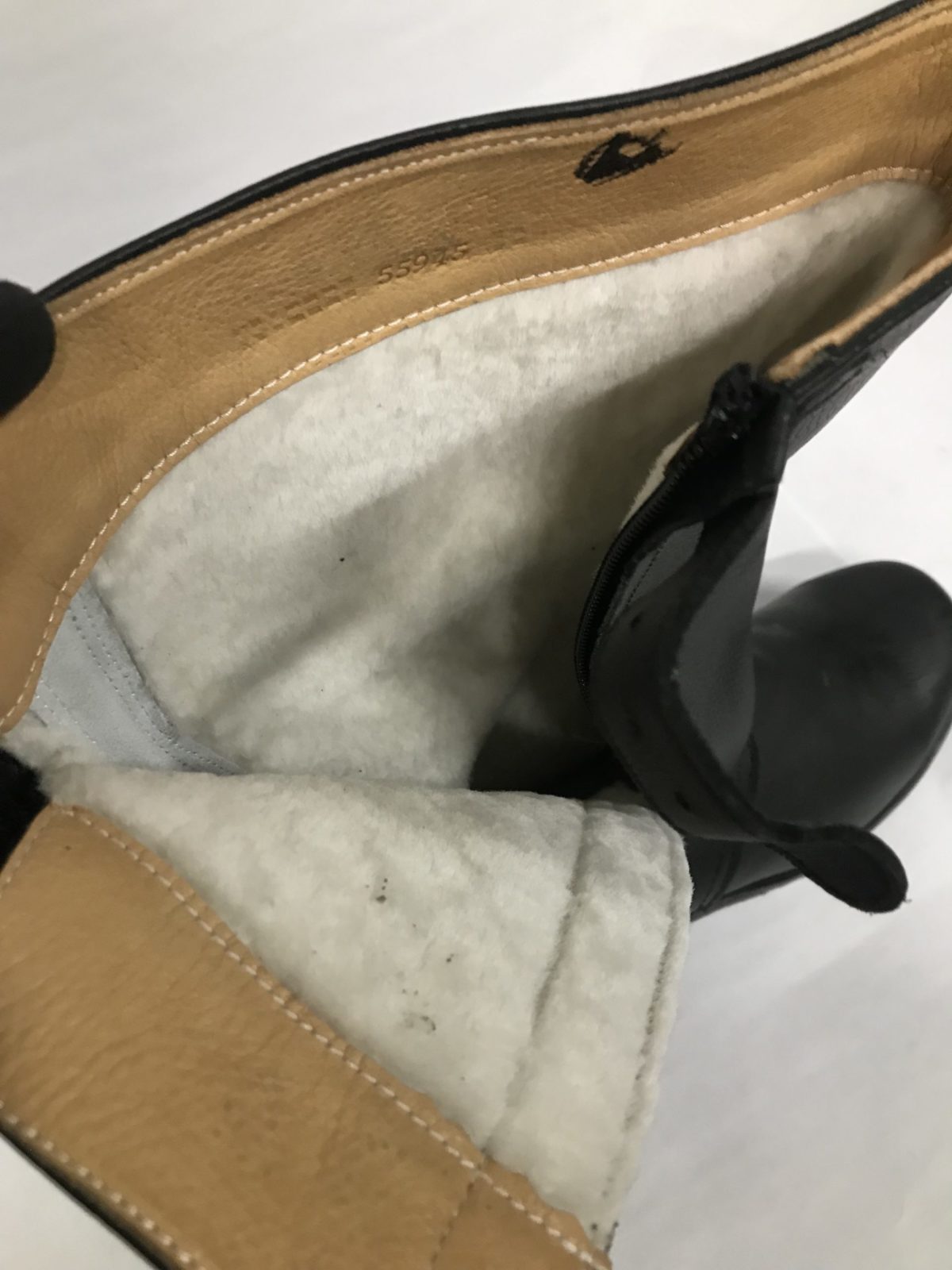 German Navy Winter Leather Boots - Image 2
