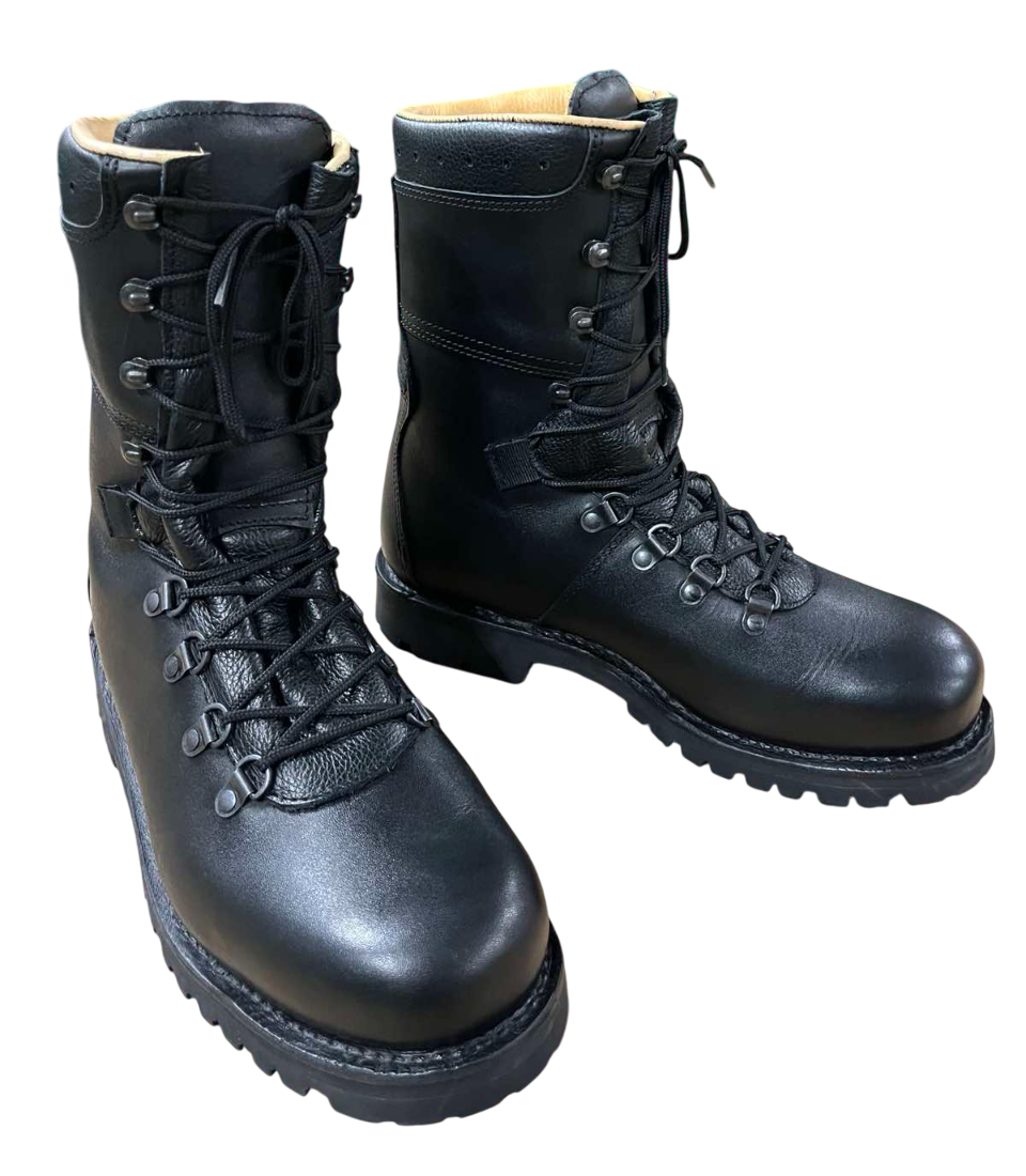 0439 Austrian Army KAZ-03 Leather Combat Boots (1) Austrian Army KAZ-03 Leather Combat Boots - Image 1