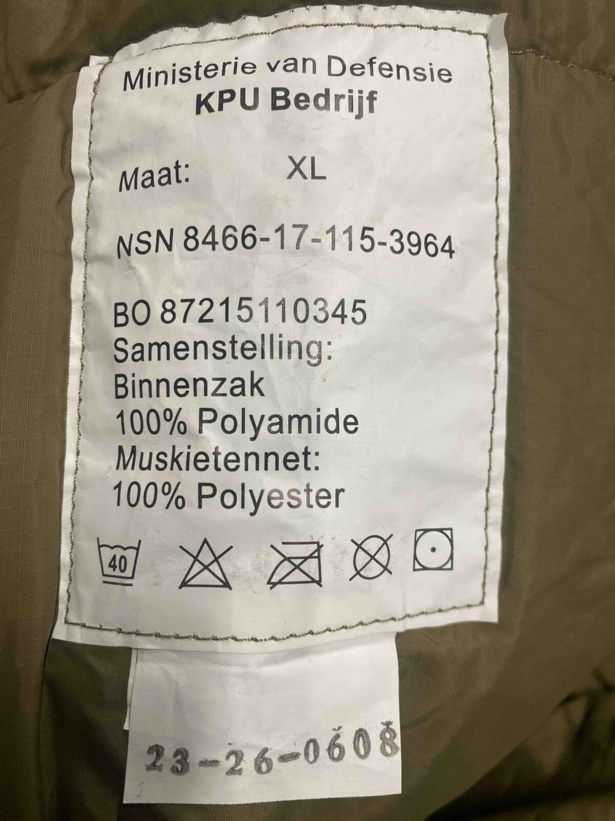 Hollandi Armee magamiskott Lightweight - Image 2