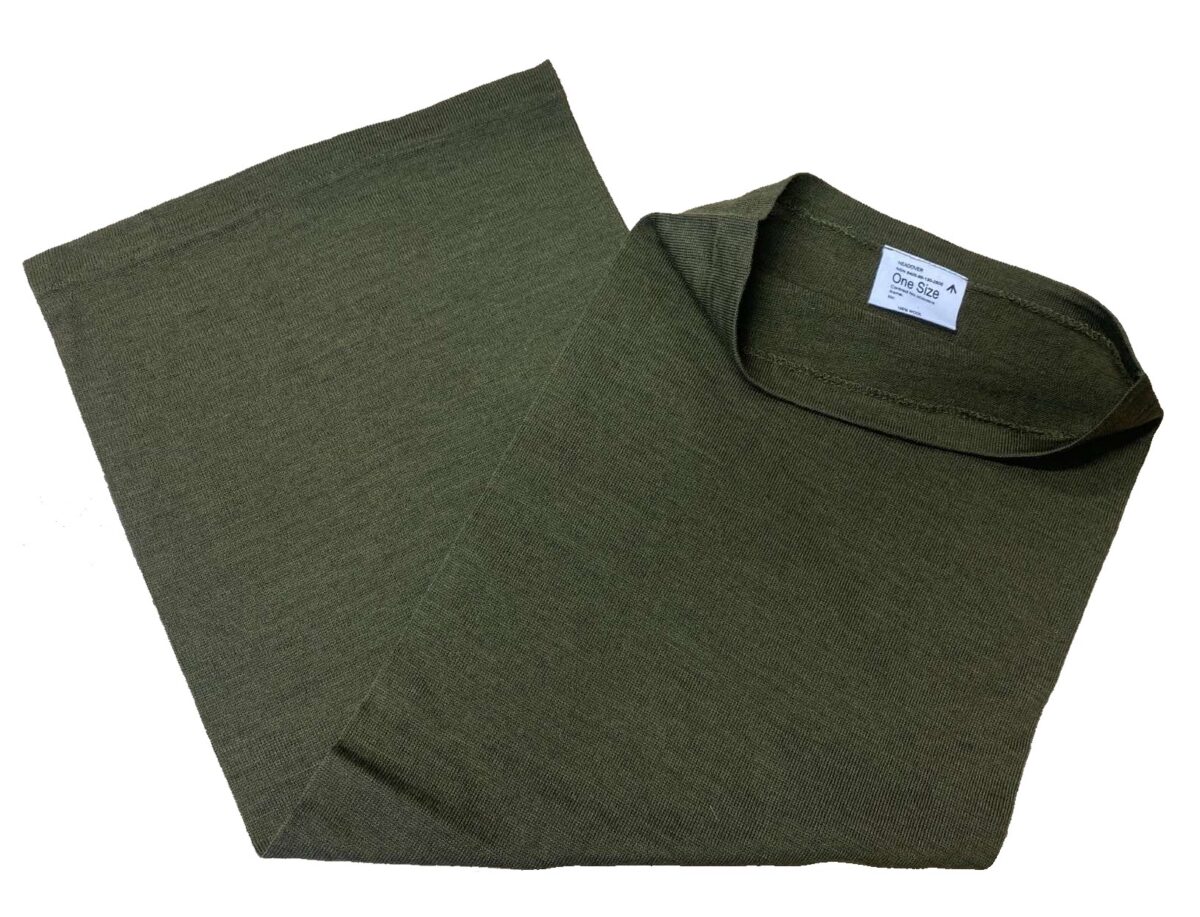 British Army Wool Headover Olive - Image 1