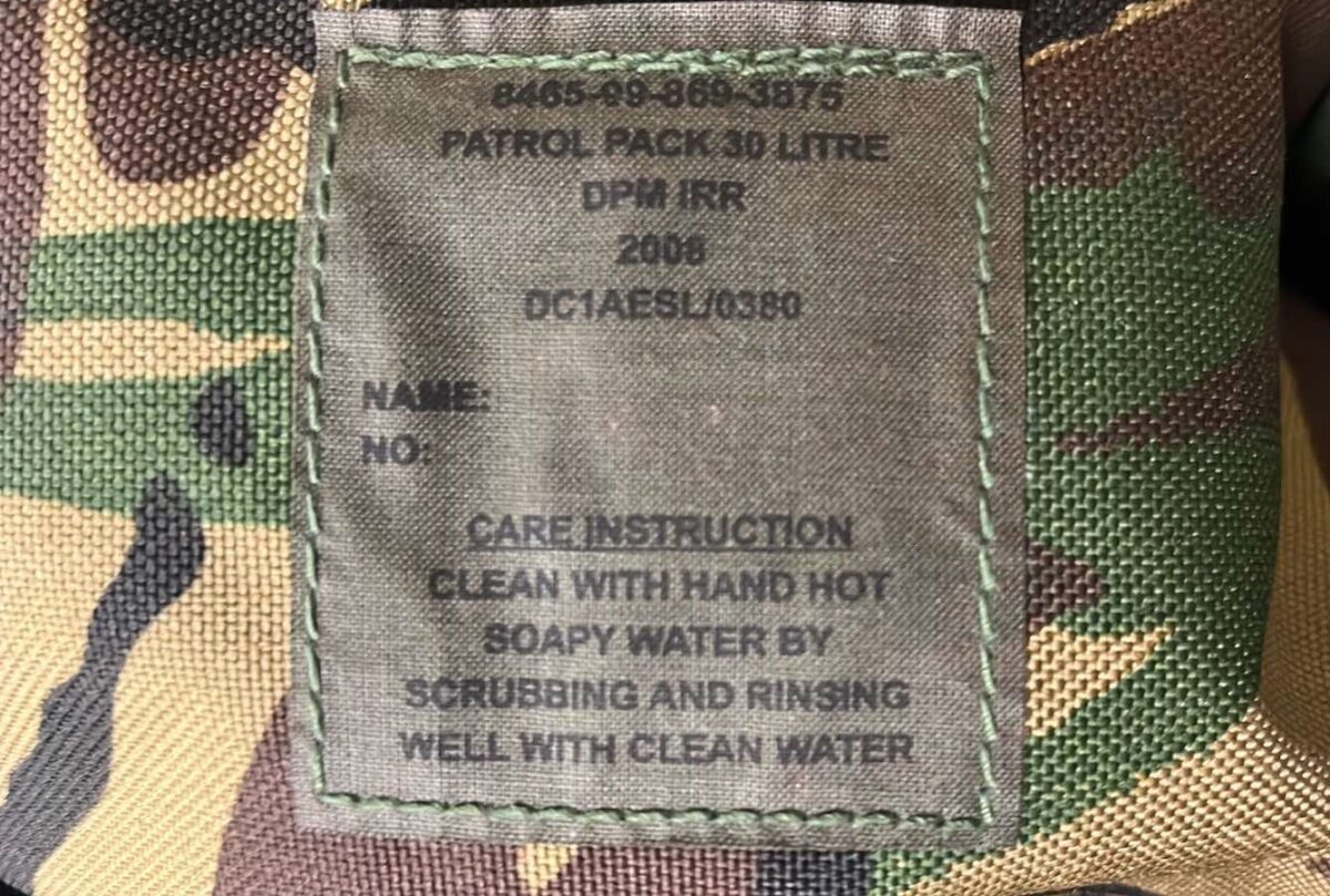 British Army 30L Patrol Pack DPM - Image 2