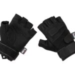 MFH® Fingerless Tactical Gloves Black