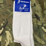 Dutch Army Dirksen Seamless Cotton Socks White 2-pack