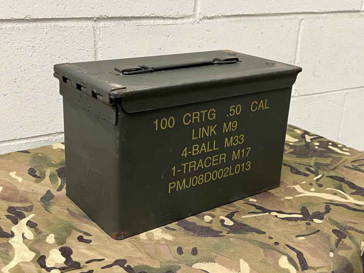US Army .50 Cal Ammo Can Olive - Image 2