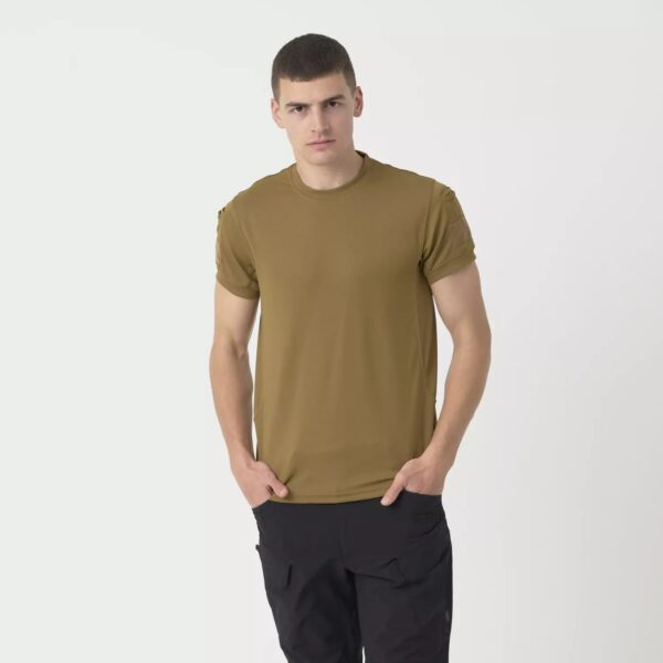 Helikon-Tex Tactical TopCool Lite T-Shirt - Moisture Wicking, Quick Dry, Shadow Grey & Coyote - View #5