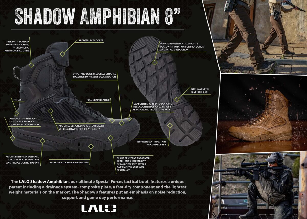 LALO Shadow Amphibian 8" Tactical Boot - Image 5