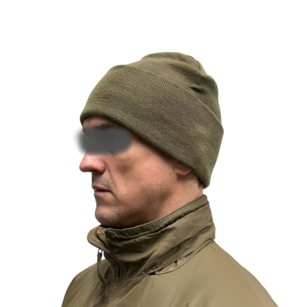 Dutch Army Wool Beanie Hat Olive