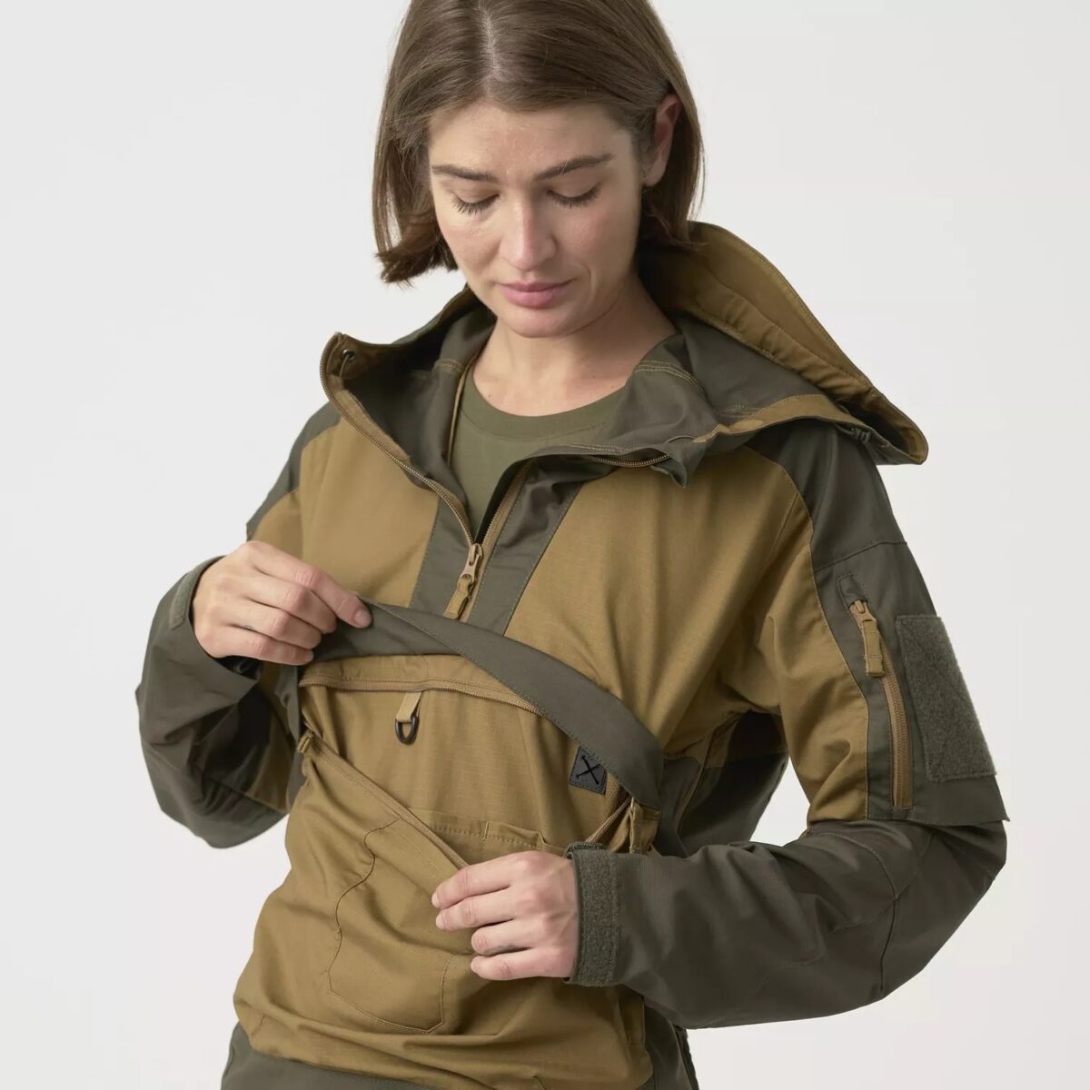Helikon-Tex Tracer Anorak Jacket - PolyCotton Stretch Ripstop - Image 10