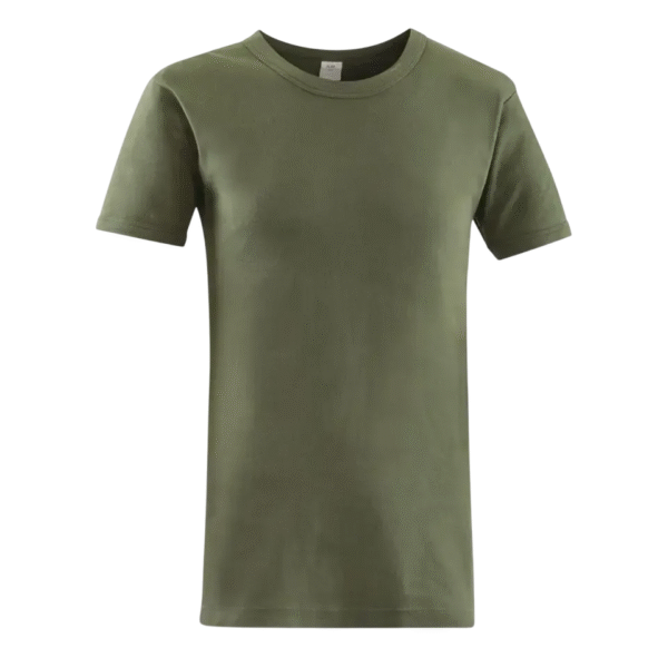 Italian Army Cotton T-Shirt Olive