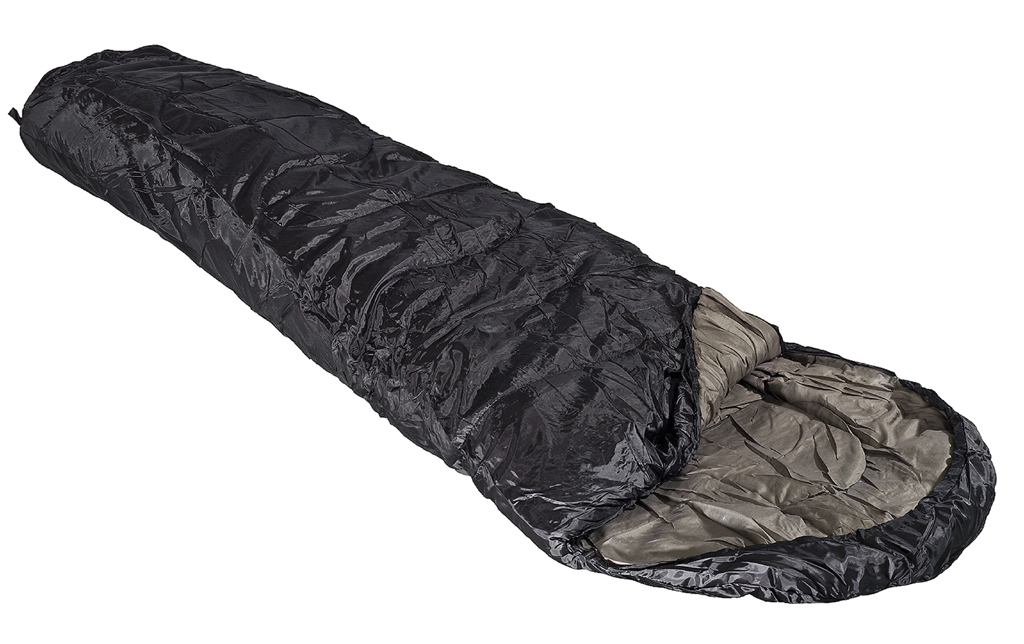 A.Blöchl® Two-Layer Mummy Sleeping Bag Black A.Blöchl® 2-kihiline magamiskott Mummy Sleeping Bag - Image 1