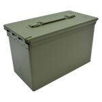 British Army M2A1 Steel Ammo Can Olive - Image 2