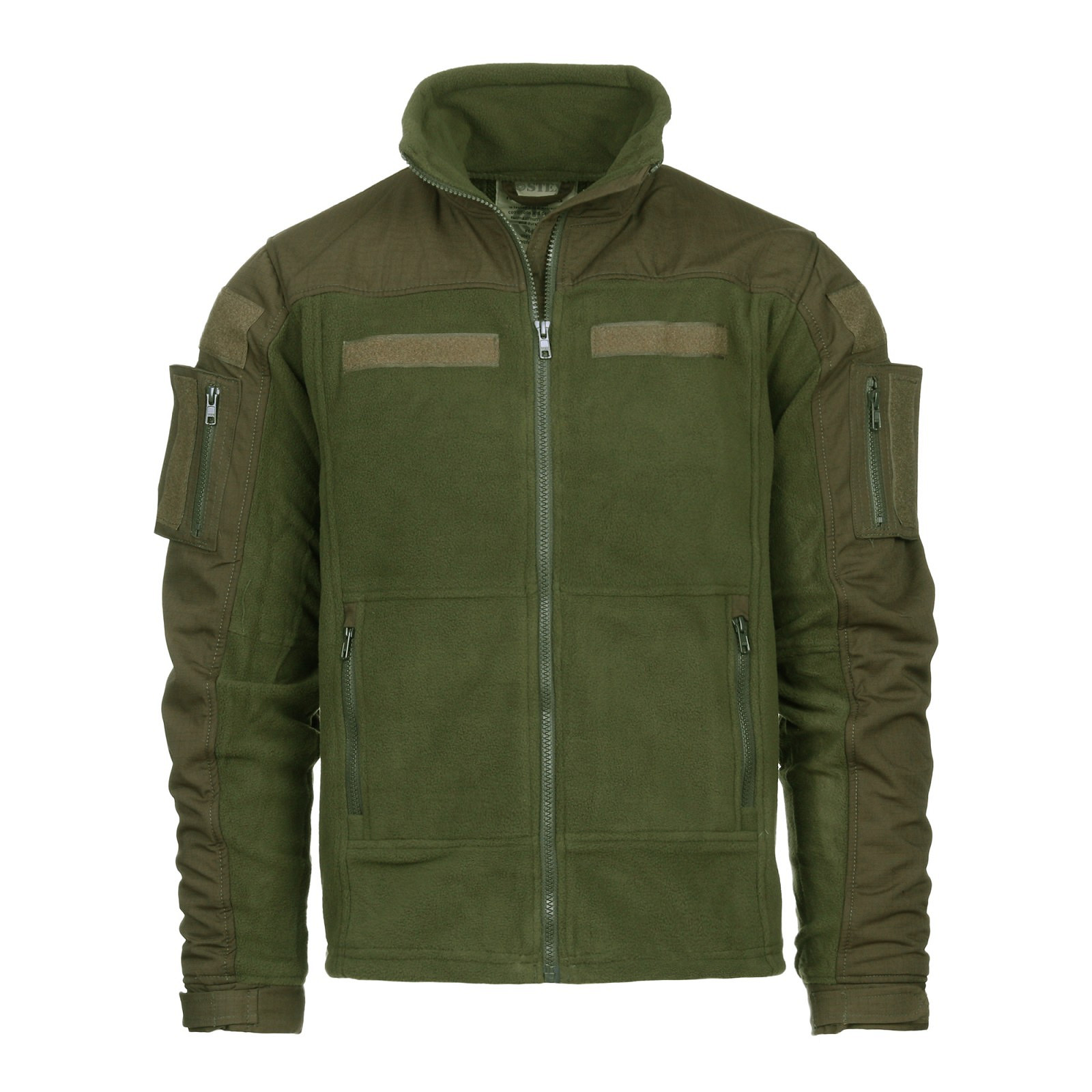 101INC® Combat Fleece Jacket Green (1) 101INC® Combat Fleece Jacket - Image 1