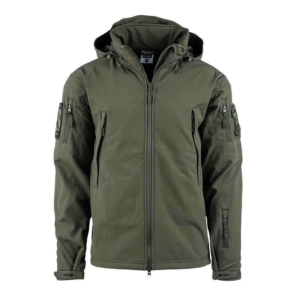101INC® Tactical Softshell Jacket Green (1) 101INC® Tactical Softshell Jacket - Image 1