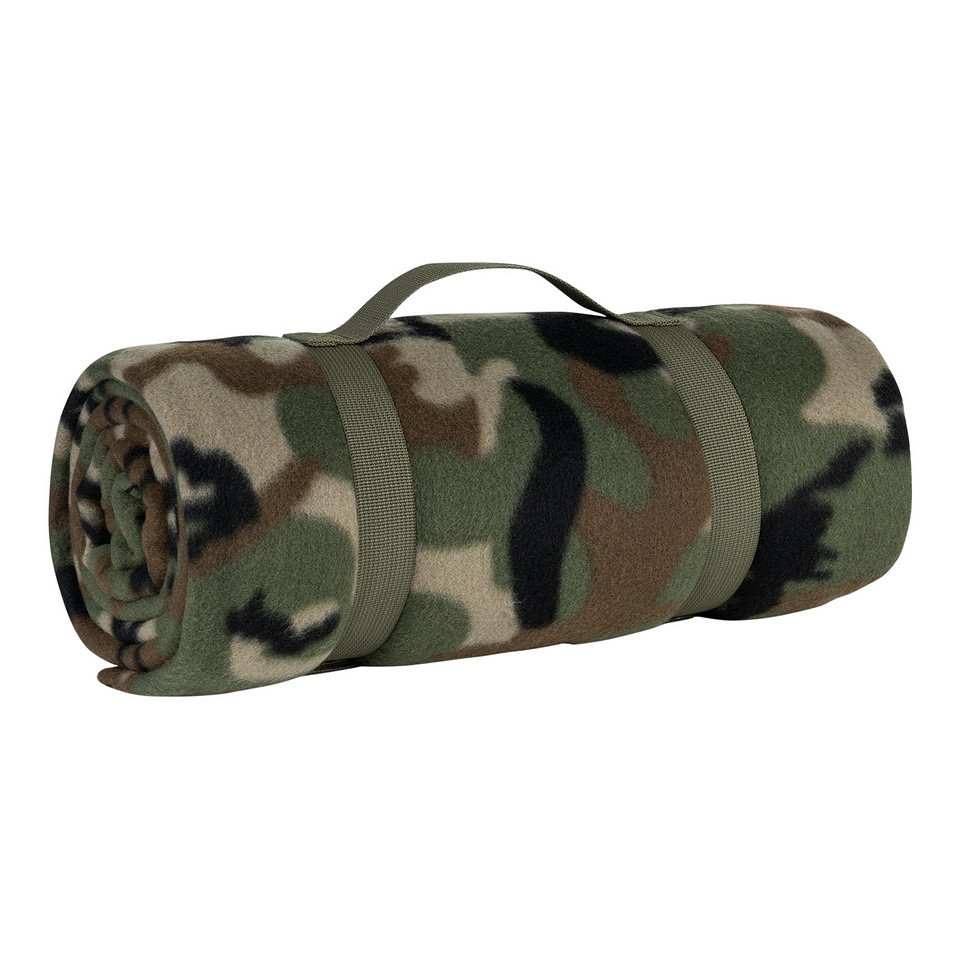 313250 Fosco® Camouflage Fleece Blanket (1) Fosco® Camouflage Fleece Blanket - Image 1