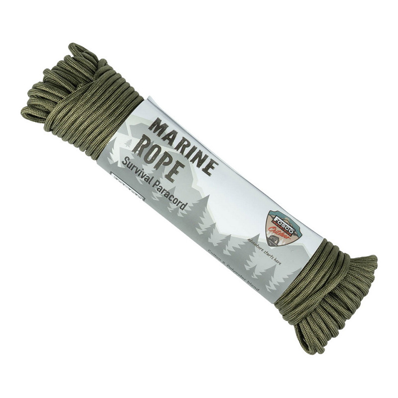 319484 Fosco® Marine Rope 4mm x 30m Green Fosco® Marine Rope 4mm x 30m - Image 1