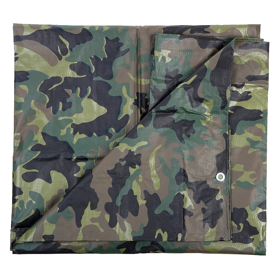319600 Fosco® Tarpaulin 3 x 3m Woodland (1) Fosco® Tarpaulin 3,8 x 5m Woodland - Image 1